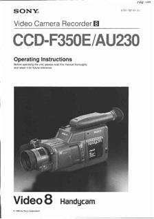 Blaupunkt CR 8100 manual. Camera Instructions.